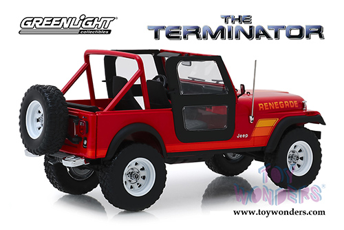 19060 Greenlight 1983 Jeep CJ-7 Renegade model diecast car