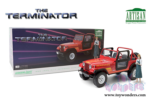 19060 Greenlight 1983 Jeep CJ-7 Renegade model diecast car