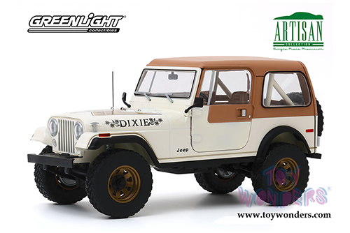 Greenlight - Artisan Jeep&reg; CJ-7 Golden Eagle "Dixie" (1979, 1/18 scale die cast model car, Cream) 19065
