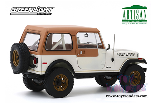 Greenlight - Artisan Jeep&reg; CJ-7 Golden Eagle "Dixie" (1979, 1/18 scale die cast model car, Cream) 19065