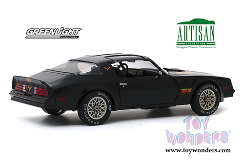 Greenlight - Artisan Pontiac Firebird "Fire AM" By Very Special Design (VSE) T-Top (1977, 1/18 scale diecast model car, Black) 19080