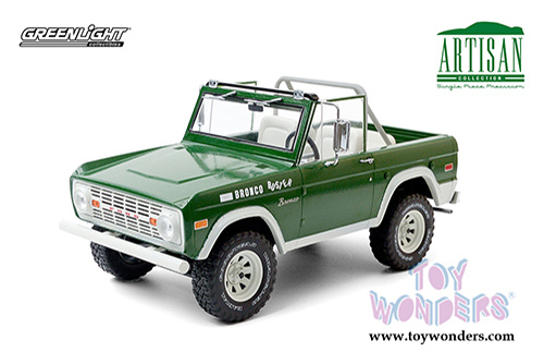 Greenlight - Artisan Ford Bronco Buster (1970, 1/18 scale die cast model car, Green) 19084