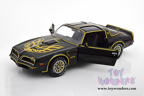 Greenlight - Artisan Pontiac Firebird Trans Am (1977, 1/18 scale diecast model car, Black) 19098