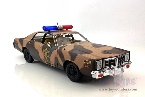Greenlight - Artisan Dodge Monaco - Hazzard County Sheriff (1978, 1/18 scale diecast model car, Camouflage) 19117