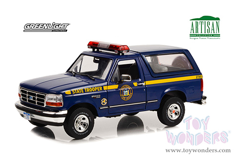  19121 Greenlight Artisan 1996 Ford Bronco XLT model diecast car