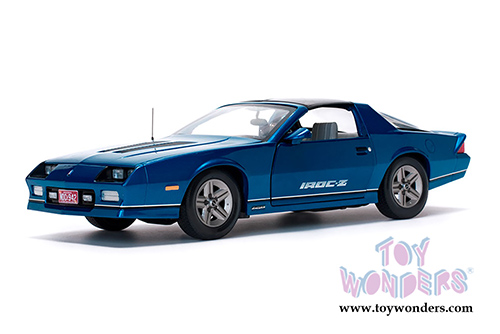 Sun Star USA - Chevy Camaro IROC-Z T-Top (1985, 1/18 scale diecast model car, Bright Blue) 1942BU
