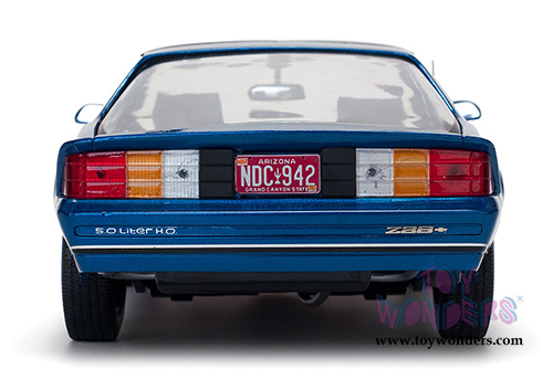 Sun Star USA - Chevy Camaro IROC-Z T-Top (1985, 1/18 scale diecast model car, Bright Blue) 1942BU