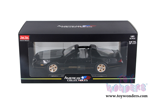 Sun Star USA - Chevy Camaro IROC-Z T-Top (1985, 1/18 scale diecast model car, Black) 1943BK