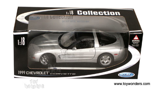 Welly - Chevrolet Corvette (1999, 1:18, Silver) 19839