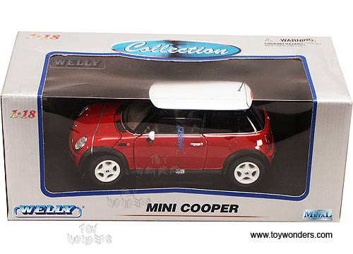 Welly - Mini Cooper Hard Top (1:18, Red) 19851
