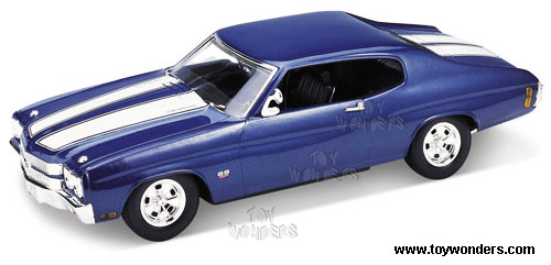 Welly - Chevy Chevelle SS454 Hard Top (1970, 1:18, Blue) 19855