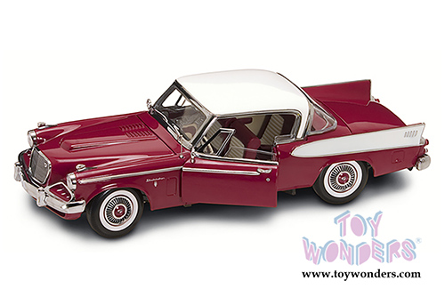 Lucky Road Signature - Studebaker Golden Hawk Hardtop (1958, 1/18 scale diecast model car, Claret) 20018BG