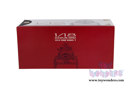 Lucky Road Signature - Ford Model T Fire Truck (1914, 1/18 scale die cast model car, Red) 20038R