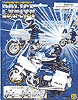 Show product details for Friction Police Motorcycle (6") 2005BC