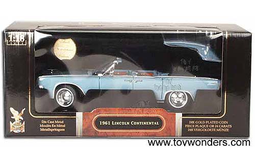 Yatming - Lincoln Continental Limo (1961, 1:18, Blue) 20088