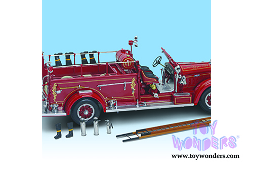 Lucky Road Signature - Mack Type 75BX Fire Truck (1935, 1/24 scale diecast model car, Red) 20098R