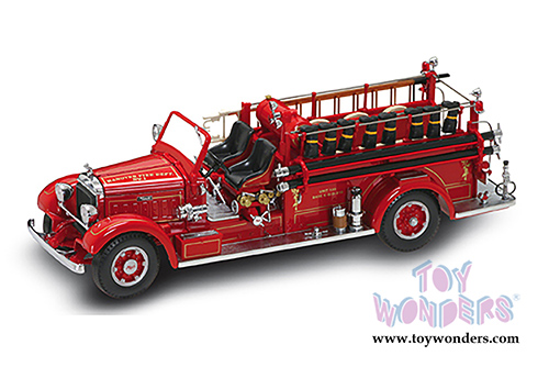 Lucky Road Signature - Mack Type 75BX Fire Truck (1935, 1/24 scale diecast model car, Red) 20098R