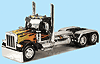 Show product details for Jada Toys - Hot Rod Peterbilt Truck (1:32, Asstd.) 20101