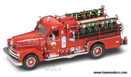 Yatming - Seagrave Model 750 Fire Engine (1958, 1:24, Red) 20168R