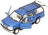 Show product details for Welly - Chevy Suburban (2001, 1:24, Asstd.) 2090/4D