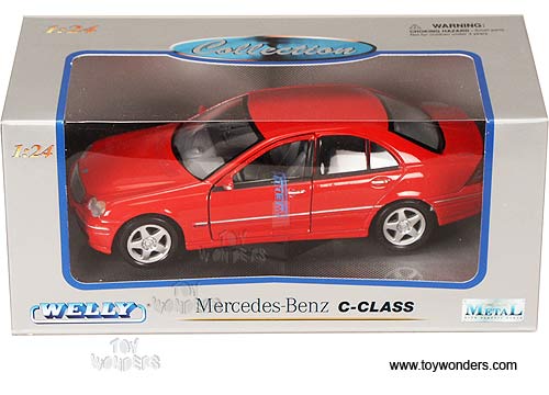 Welly - Mercedes-Benz C-Class Hard Top (1:24, Red) 2097