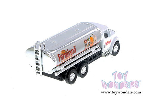 International&reg; Farmland Dairies Milk Tanker Truck (5.5", White.) 2105FD/MK