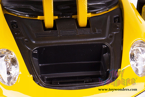 BBurago - Porsche 911 Carrera S Hardtop (2011, 1/24 scale diecast model car, Yellow) 21065YL