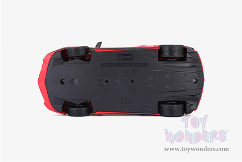 BBurago -  Lamborghini Aventador LP 750-4 SV Coupé (1/24 scale diecast model car, Red) 18-21079R