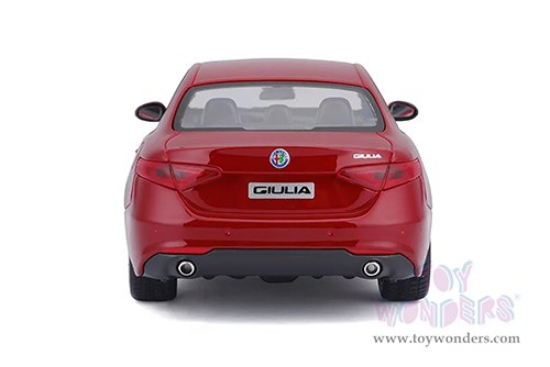 BBurago - Alfa Romeo Giulia (2016, 1/24 scale diecast model car, Red) 21080R