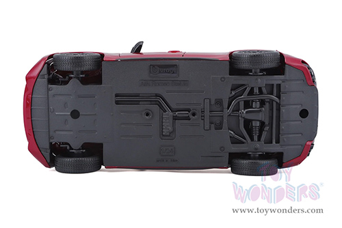 BBurago - Alfa Romeo Stelvio SUV (1/24 scale diecast model car, Red) 21086R