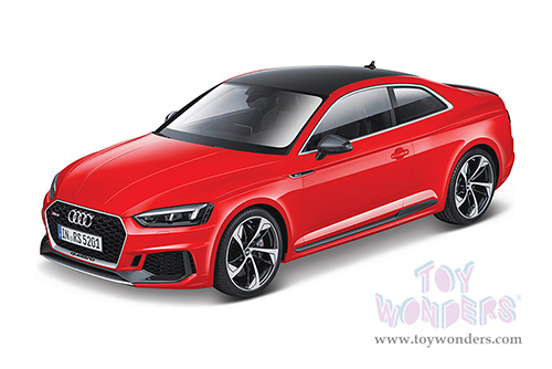 BBurago - Audi RS 5 Coupé (2019, 1/24 scale diecast model car, Red) 18-21090R