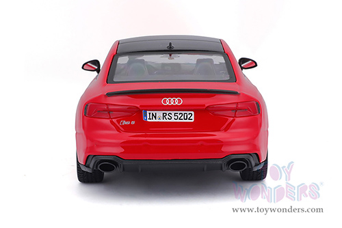 BBurago - Audi RS 5 Coupé (2019, 1/24 scale diecast model car, Red) 18-21090R