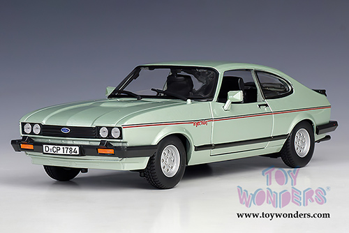 BBurago - Ford Capri Hard Top (1982, 1/24 scale diecast model car, Green) 21093GN
