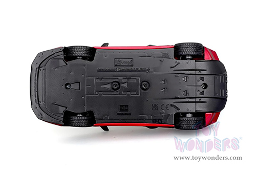 BBurago -  Lamborghini Countach LPI 800-4 (1/24 scale diecast model car, Red) 18-21102R