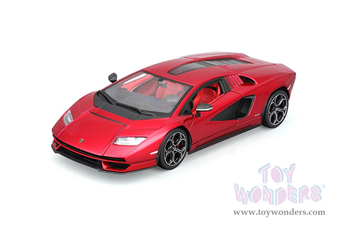 BBurago -  Lamborghini Countach LPI 800-4 (1/24 scale diecast model car, Red) 18-21102R