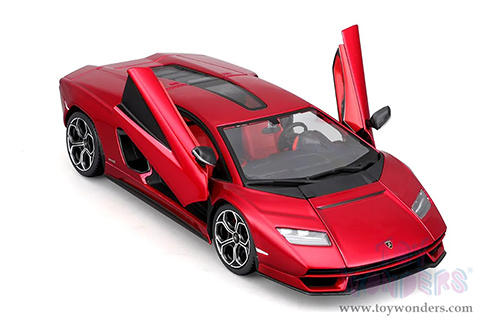 BBurago -  Lamborghini Countach LPI 800-4 (1/24 scale diecast model car, Red) 18-21102R