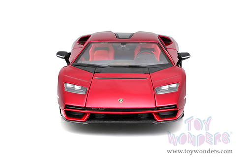 BBurago -  Lamborghini Countach LPI 800-4 (1/24 scale diecast model car, Red) 18-21102R