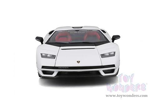 BBurago -  Lamborghini Countach LPI 800-4 (1/24 scale diecast model car, White) 21102WT