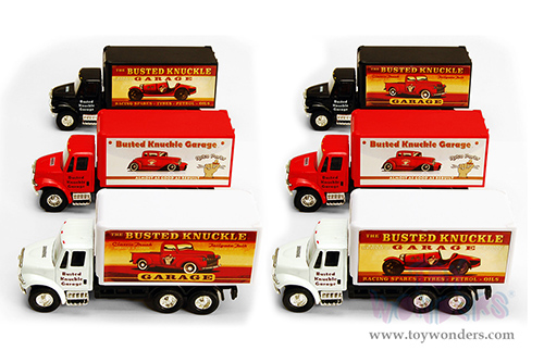 International® Busted Knuckle Garage Delivery Box Truck (5.25", Asstd.) 2112BKG-1