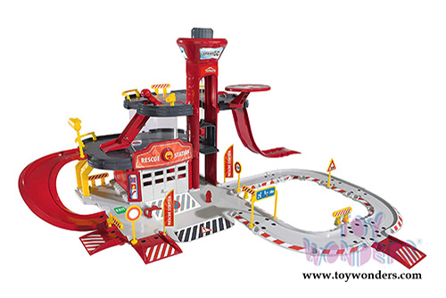 Jada Toys - Majorette Creatix Rescue Station with 5  Vehicles Assortment (1/64 scale diecast model car, Asstd.) 2120500271JA