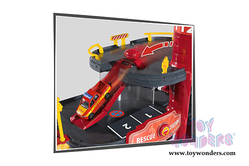 Jada Toys - Majorette Creatix Rescue Station with 5  Vehicles Assortment (1/64 scale diecast model car, Asstd.) 2120500271JA