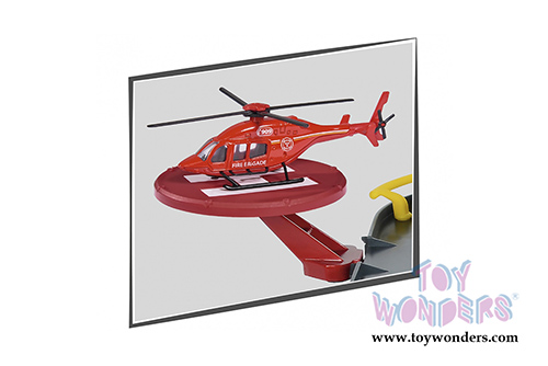 Jada Toys - Majorette Creatix Rescue Station with 5  Vehicles Assortment (1/64 scale diecast model car, Asstd.) 2120500271JA