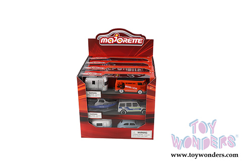 Jada Toys - Majorette Trailer Set Assortment (1/64 scale diecast model car, Asstd.) 2120520141JA