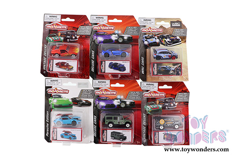 Jada Toys - Majorette Deluxe Vehicle Set Assortment (1/64 scale diecast model car, Asstd.) 2120520161JA