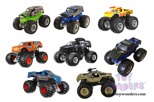 Mattel Hot Wheels - Monster Jam Assortment (1/64 scale diecast model car, Asstd.) 21572/977A