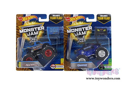 Mattel Hot Wheels - Monster Jam Assortment (1/64 scale diecast model car, Asstd.) 21572/977A