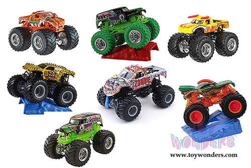 Mattel Hot Wheels - Monster Jam Assortment (1/64 scale diecast model car, Asstd.) 21572/984M