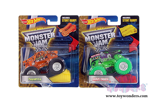Mattel Hot Wheels - Monster Jam Assortment (1/64 scale diecast model car, Asstd.) 21572/984M