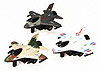 Funny Jet Fighters Airplane (4", Asstd.) 2160D
