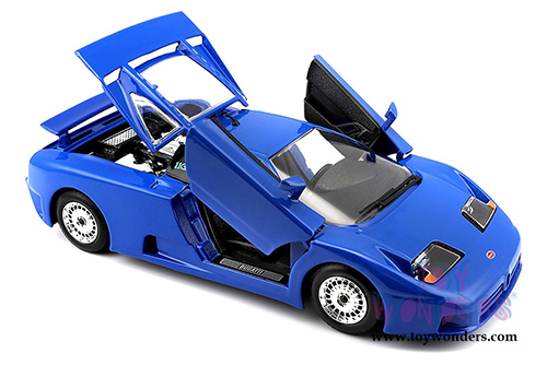 BBurago - Bugatti EB110 Hardtop (1/24 scale diecast model car, Blue) 22025BU